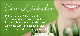 Banner: Ein L&auml;cheln