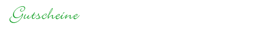 Gutscheine